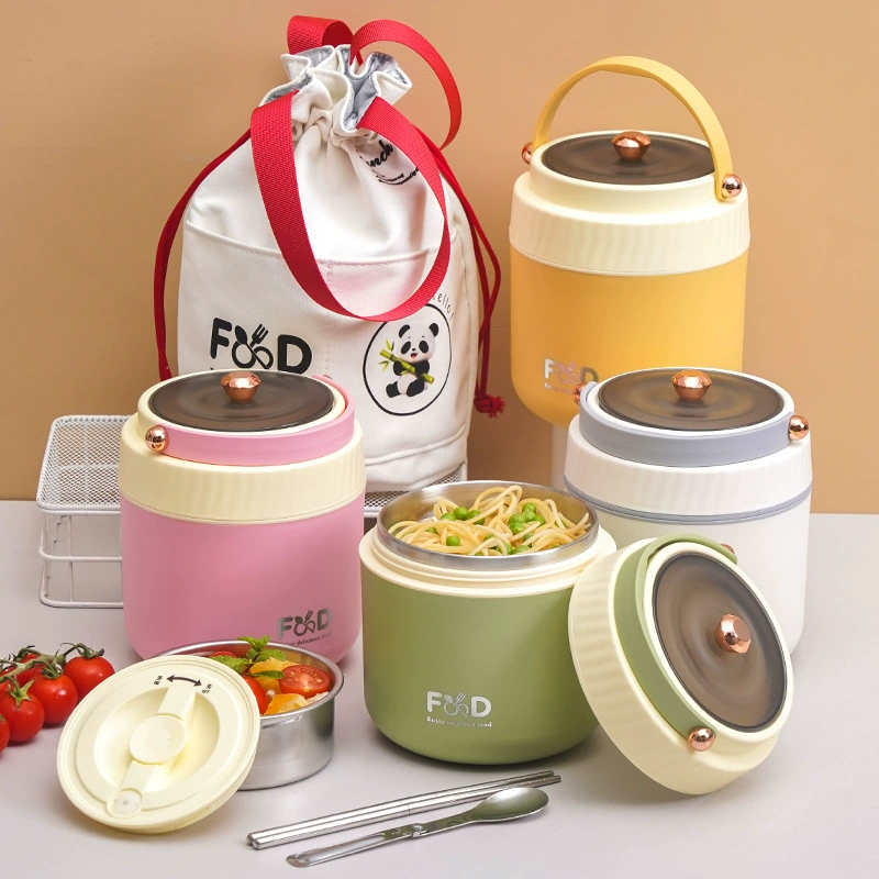 side view 2 of 304 Stainless Steel Multi Layer Insulated Tiffin Box for Meal Carrying