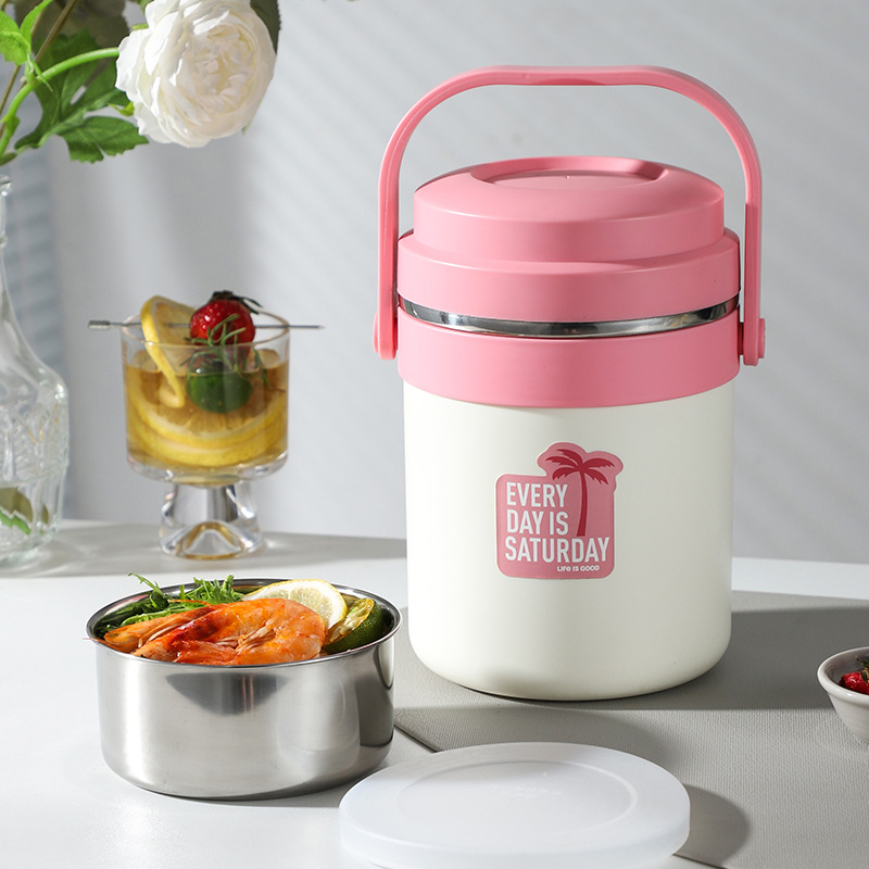model option image 8 of Stainless Steel Two Layer Insulated Tiffin Box for Meal Carrying