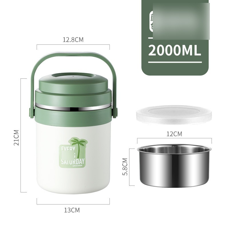 model option image 10 of Stainless Steel Two Layer Insulated Tiffin Box for Meal Carrying